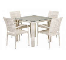 Набор уличный T341A/Y376A-W85-90x90 4Pcs Latte