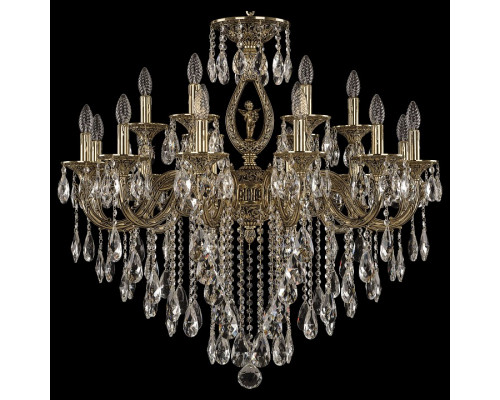 Подвесная люстра Bohemia Ivele Crystal 7101 71401/12+6/300 B GB FA10M