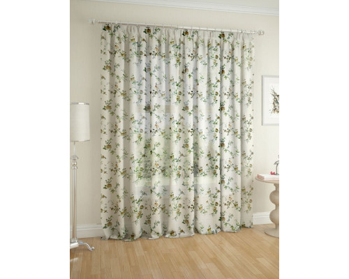 Гардина (300x260 cм) 1 шт. Цветы