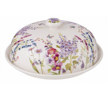 Блюдо с крышкой (23 см) Лаванда 104-851