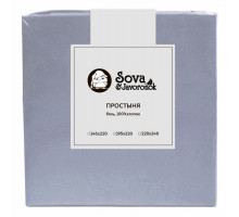 Простыня евростандарт S&J B