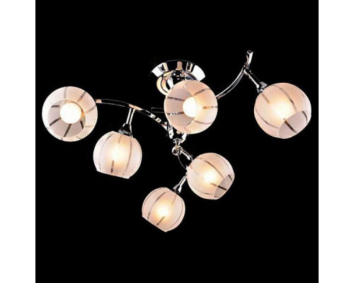 Люстра на штанге Eurosvet Libre 3353/6 хром/белый