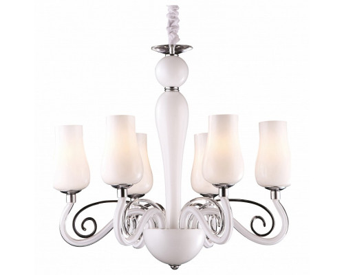 Подвесная люстра Arte Lamp Biancaneve A8110LM-6WH