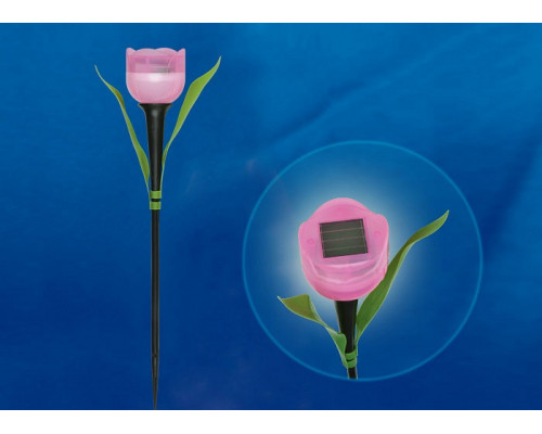Наземный низкий светильник Uniel Tulip USL-C-451/PT305 PINK TULIP