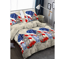 Постельное белье евростандарт Мако-сатин Adventure