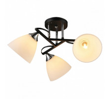 Люстра на штанге Imex MD.2980 MD.2980-3-S BK+CH