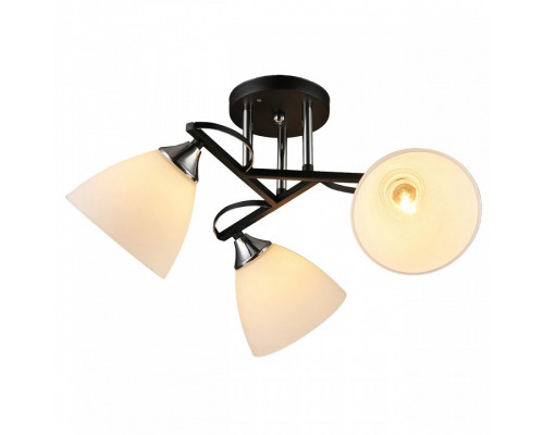 Люстра на штанге Imex MD.2980 MD.2980-3-S BK+CH