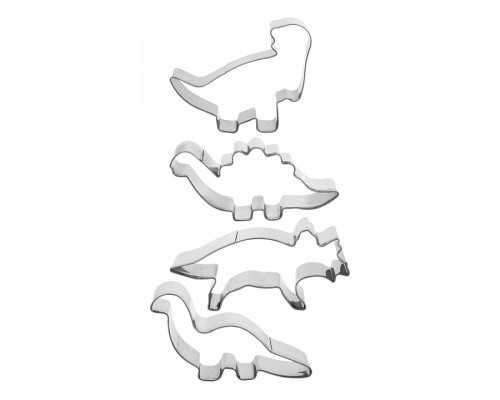 Набор из 4 форм для выпечки Динозаврики 17062