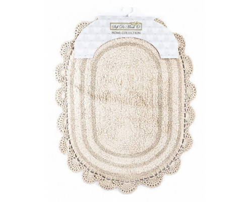 Коврик для ванной (60x100 см) Pamella S.308персик