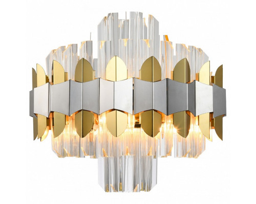 Подвесной светильник Natali Kovaltseva Skala SKALA 81435/6C BRASS SILVER