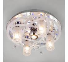 Накладной светильник Eurosvet Persey 70202/5 хром/синий+красный+фиолетовый