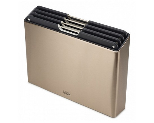 Набор из 4 досок разделочных (35.6x7.3x26.3 см) Folio Steel 60172