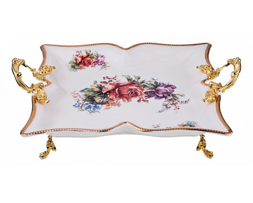 Блюдо декоративное (32.8х32.8х3.8 см) Верона 163-356