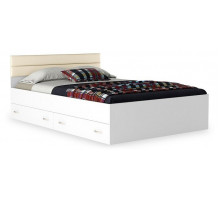 Кровать полутораспальная Виктория-МБ с матрасом 2000х1400