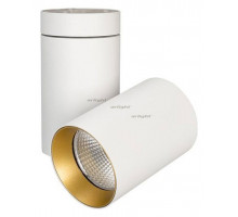 Светильник на штанге Arlight SP-POLO-SURFACE-TURN-R85-15W Warm3000 (WH-GD, 40 deg) 027571