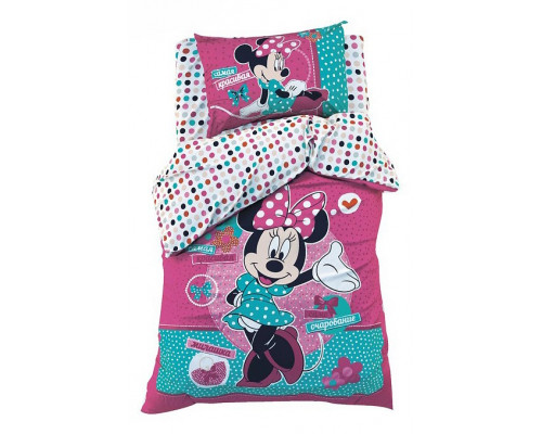 Постельное белье полутораспальное Минни Маус