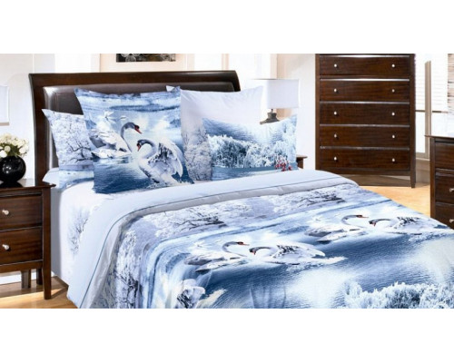 Постельное белье двуспальное Лебединое озеро