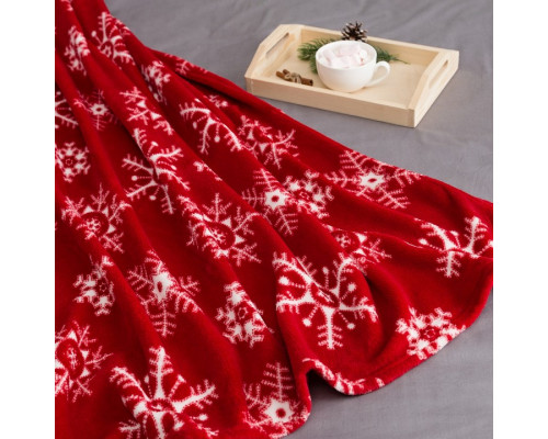 Плед (180x200 см) Снежинки