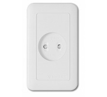 Розетка без заземления Imex 70 Wide WH WSN 1221 WH