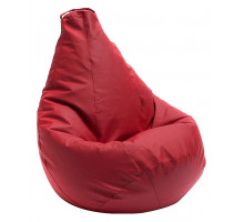 Кресло-мешок Красная ЭкоКожа 3XL