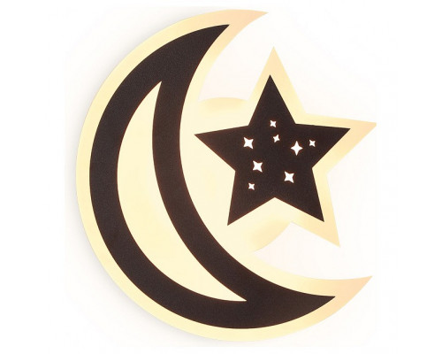 Накладной светильник Ambrella Wall 1 FW114 SCF кофе песок LED 3000K 22W 250*250*40