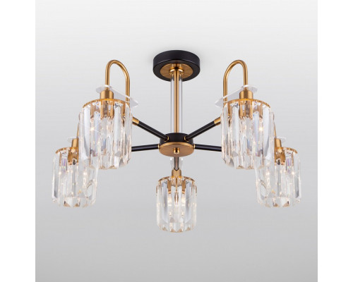 Люстра на штанге Eurosvet Tenia 70090/5 черный