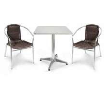 Набор уличный LFT-3099B/T3125-60x60 Brown 2Pcs