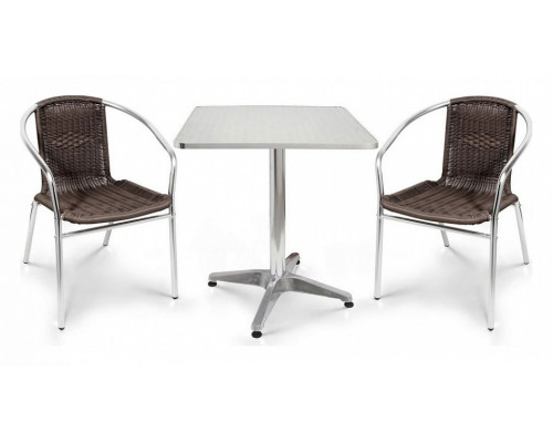 Набор уличный LFT-3099B/T3125-60x60 Brown 2Pcs
