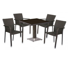 Набор уличный T605SWT/A2001B-W53 Brown 4Pcs