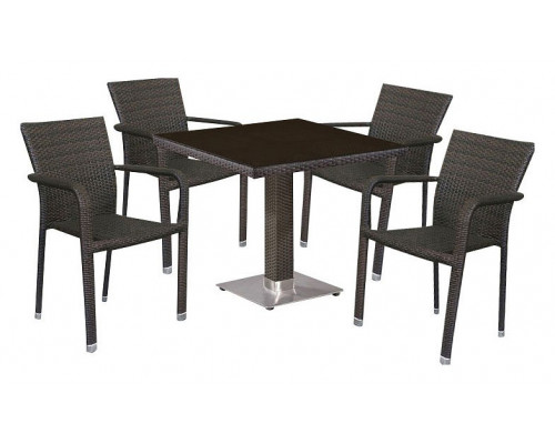 Набор уличный T605SWT/A2001B-W53 Brown 4Pcs