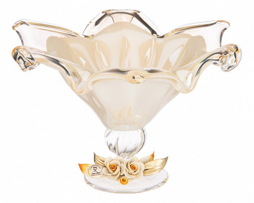 Чаша декоративная (26х16 см) White Cristal Avorio Giusy 647-764