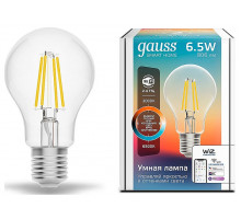 Лампа светодиодная Gauss Smart Home E27 6.5Вт 2000-6500K 1220112