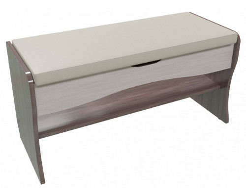 Банкетка-стеллаж для обуви Фьюжен 2-4203