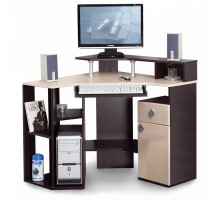 Стол компьютерный Костер-7 5210-00 венге/клен светлый