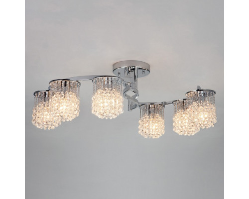 Потолочная люстра Eurosvet Ambroz 3222/6 хром Strotskis
