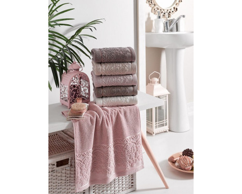 Набор из 6 полотенец для лица Lux cotton