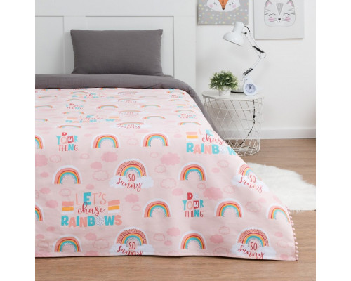 Покрывало полутораспальное Pink Rainbow