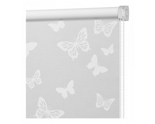 Штора рулонная (90x160 см) Бабочки