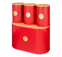 Набор из хлебницы с банками для пищевых продуктов Тюдор 790-226