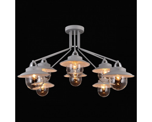 Люстра на штанге Natali Kovaltseva Alabarda ALABARDA 75093/8C WHITE