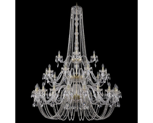 Подвесная люстра Bohemia Ivele Crystal 1402 1402/20+10+5/530/h-206/3d/G