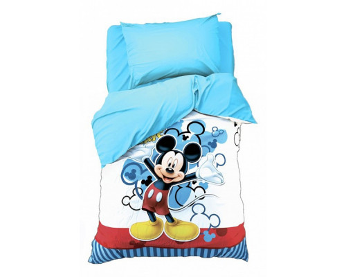 Постельное белье полутораспальное Микки Маус