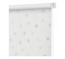 Штора рулонная (160x160 см) Блэкаут Горошек