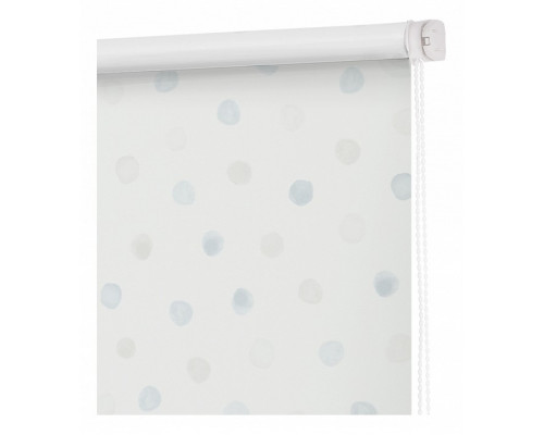 Штора рулонная (160x160 см) Блэкаут Горошек