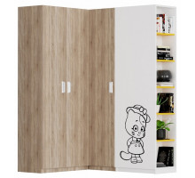 Шкаф платяной Юниор Оранжевая Корова