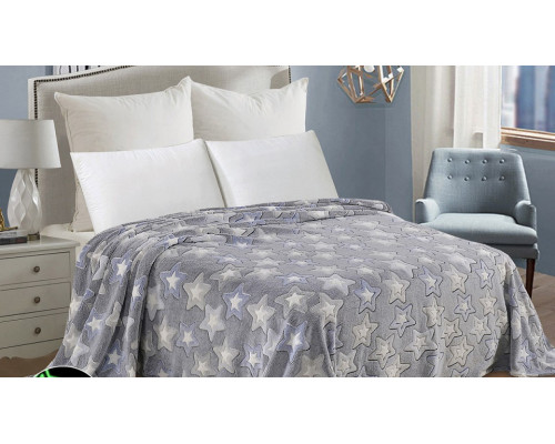 Плед Бамбук Неон Звездная росыпь