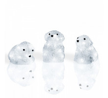 Комплект из 3 зверей световых (20 см) Медвежата 513-266