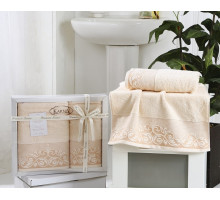 Набор из 2 полотенец для ванной BEYZA