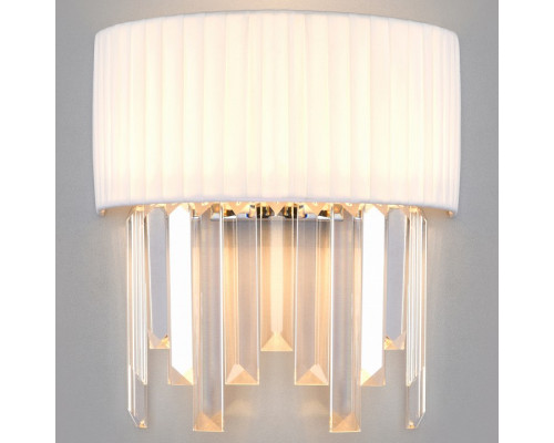 Накладной светильник Eurosvet Amantea 10106/2 хром/прозрачный хрусталь Strotskis