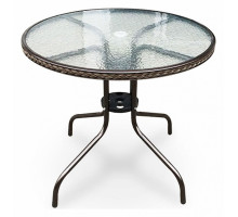 Стол обеденный Николь-1 TLH-087-D80 Cappuccino